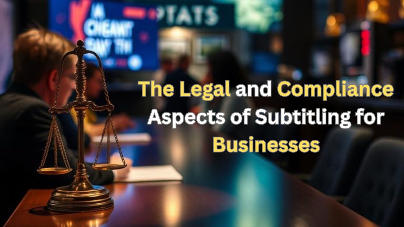 The Legal and Compliance Aspects of Subtitling for Businesses